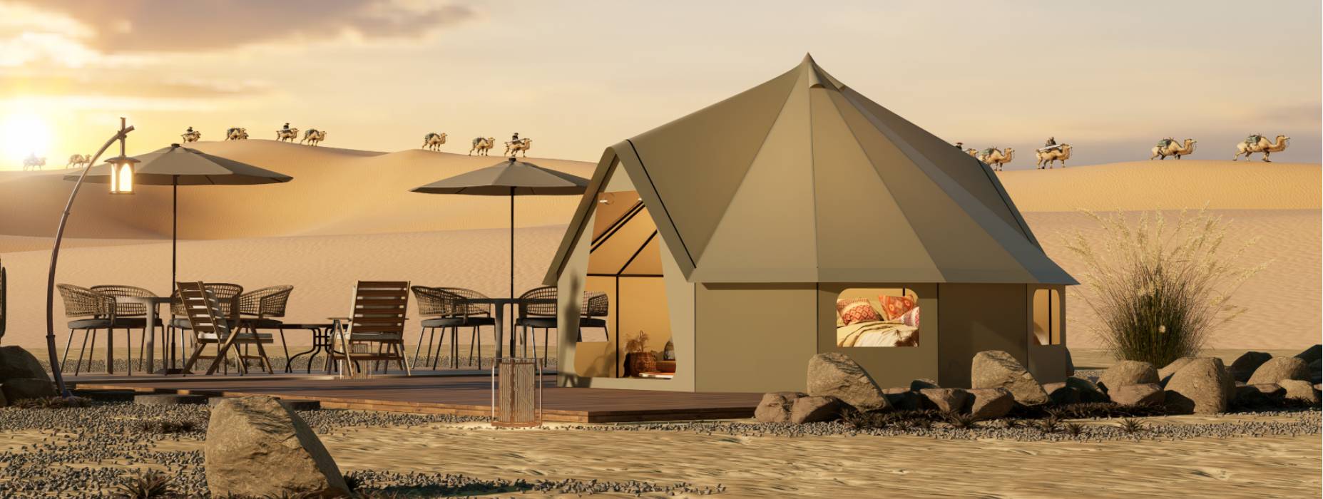 清河门区露营酒店帐篷产品