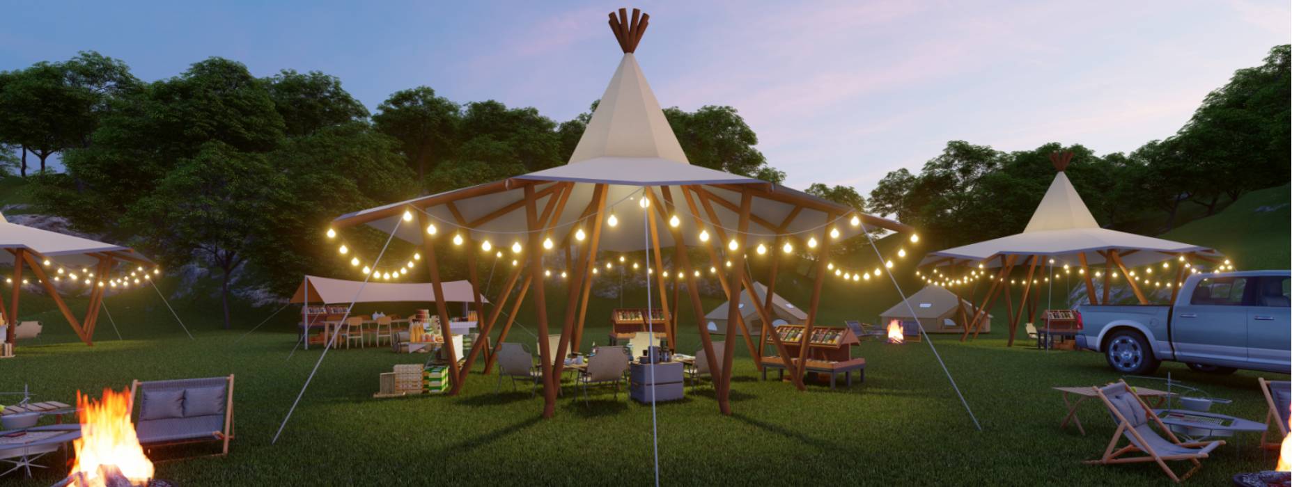 清河门区露营帐篷酒店厂家